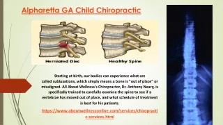 Alpharetta GA Child Chiropractic