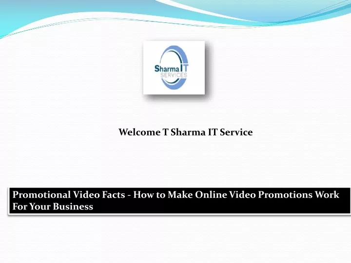 welcome t sharma it service