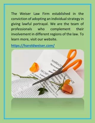 Chalmette Divorce Lawyer(Weiser Law Firm)