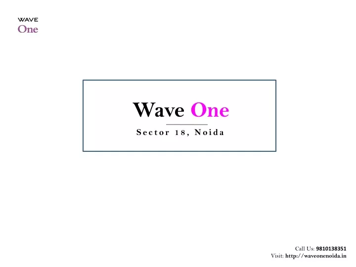 wave one