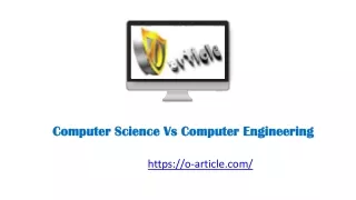 Computer Science Vs Computer Engineering