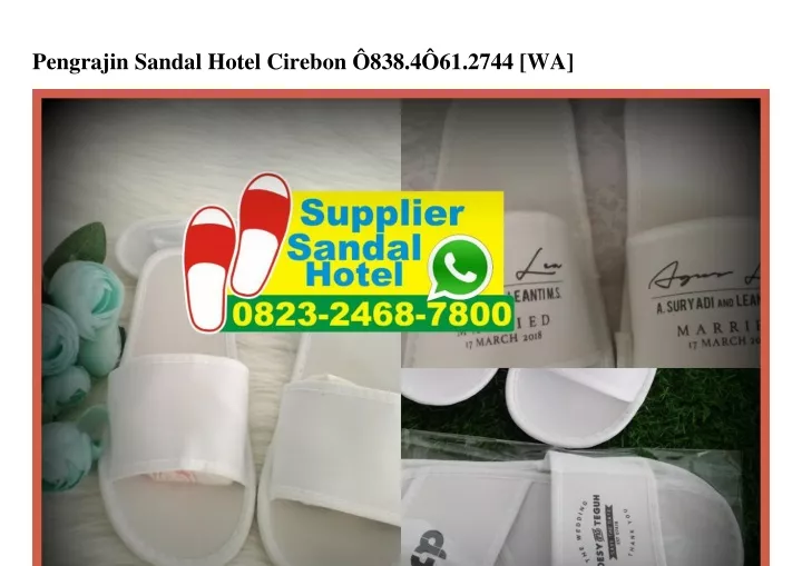 pengrajin sandal hotel cirebon 838 4 61 2744 wa