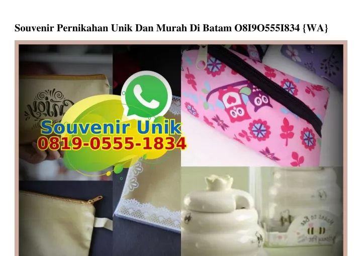 souvenir pernikahan unik dan murah di batam