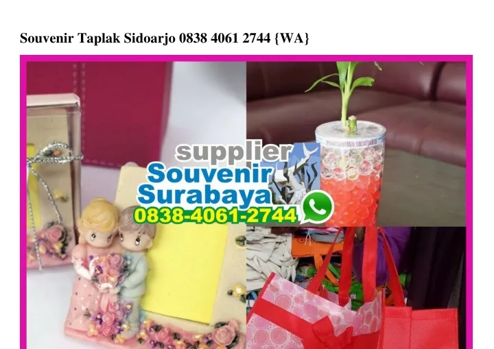 souvenir taplak sidoarjo 0838 4061 2744 wa