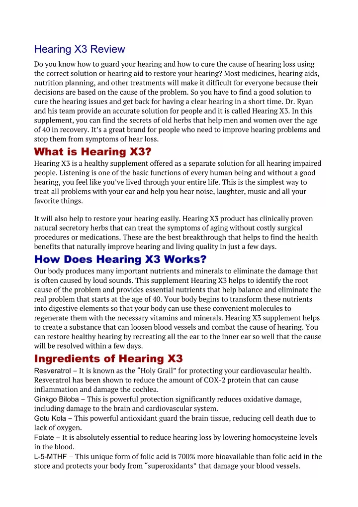 hearing x3 review do you know how to guard your