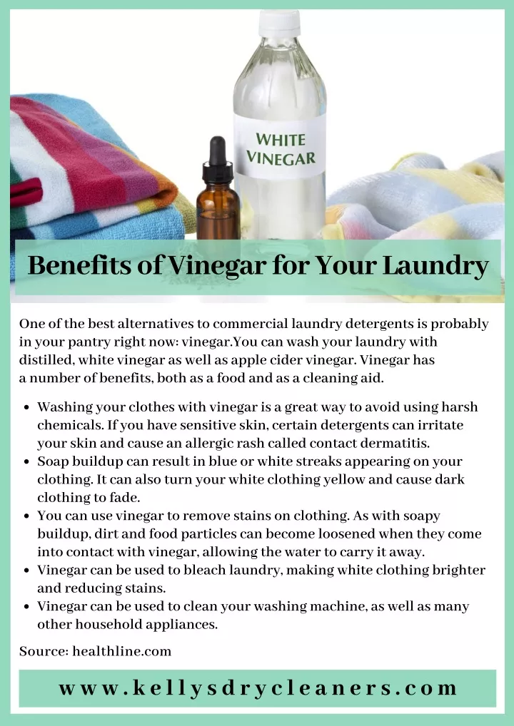 benefits of vinegar for your laundry