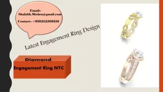 Latest Diamond Engagement Ring Design 2020