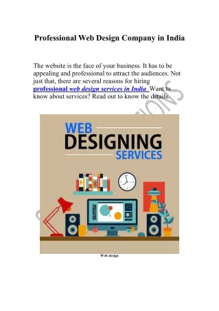 Professional Web Designing Services in Chandigarh | Softuvo Solutions
