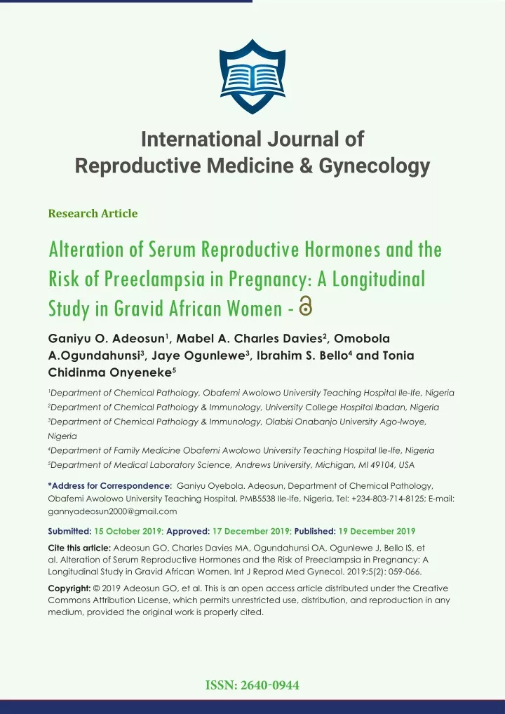 international journal of reproductive medicine