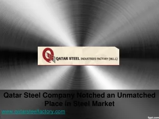 Qatar Steel - Products with unmatched quality