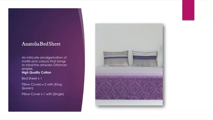 anatolia bed sheet