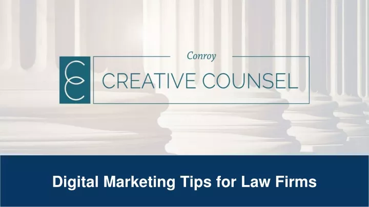 digital marketing tips for law firms