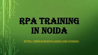 rpa training in noida