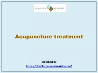 Acupuncture treatment