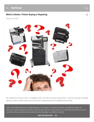 Which is Better: Printer Buying or Repairing