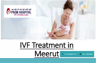 IVF Treatment in Meerut
