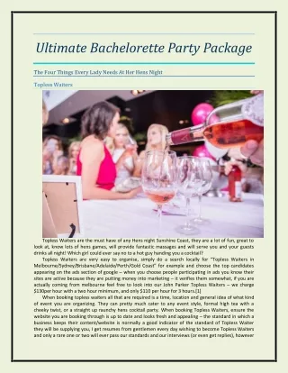 Bachelor & Bachelorette Party Packages In Puerto Vallarta