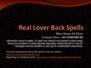 Real Lover Back Spells  by Miya Abaas Ali Khan Near me