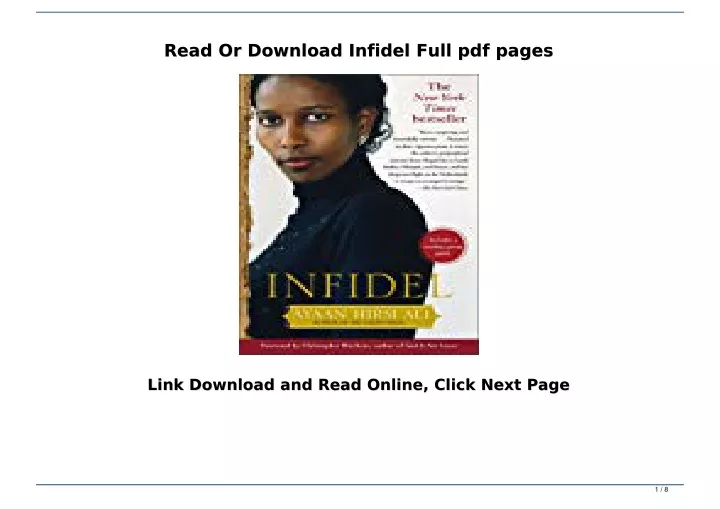 read or download infidel full pdf pages read