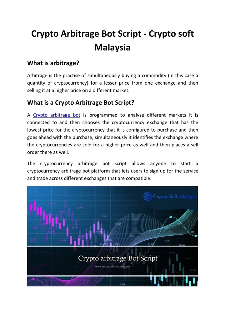 crypto arbitrage bot script crypto soft malaysia