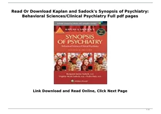 Read Or Download Kaplan and Sadock's Synopsis of Psychiatry: Behavioral Sciences/Clinical Psychiatry Full pdf pages