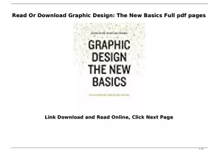 Read Or Download Graphic Design: The New Basics Full pdf pages