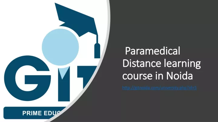 paramedical distance learning course in noida