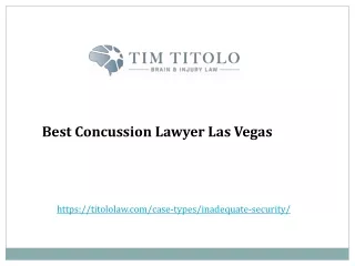 Best Concussion Lawyer Las Vegas at Nevada