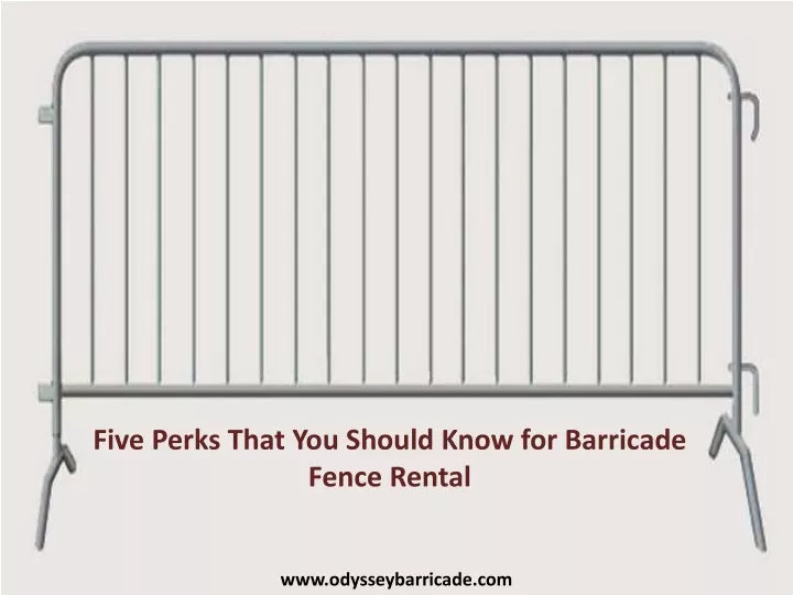 five perks that you should know for barricade