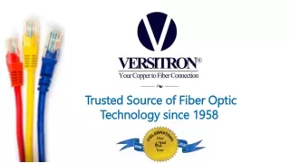 Versitron's Fiber Optic Media Converters