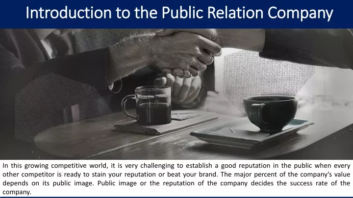 introduction to the public relation introduction