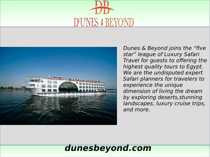 dunes beyond joins the five star league of luxury