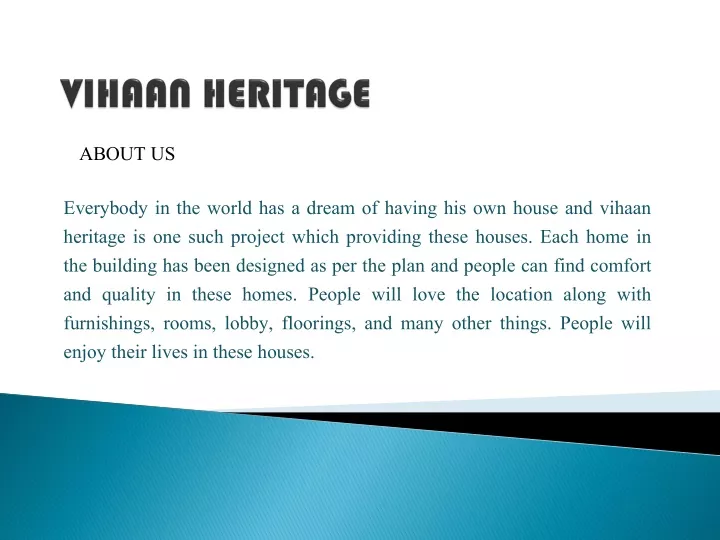 vihaan heritage