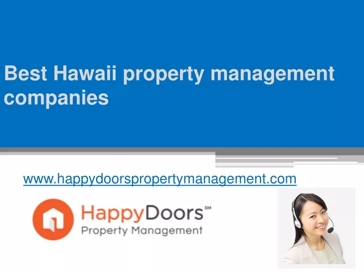 best hawaii property management companies