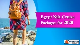 Egypt Nile Cruise Packages for 2020