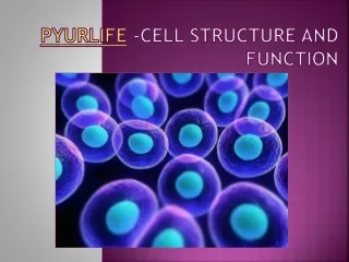 Pyurlife - Cell Structure and Its Functions