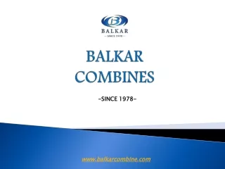 Combine harvester manufacturer | Balkar combine