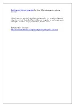 Best Payment Gateway Integration Services - Affordable payment gateway services - slide 1