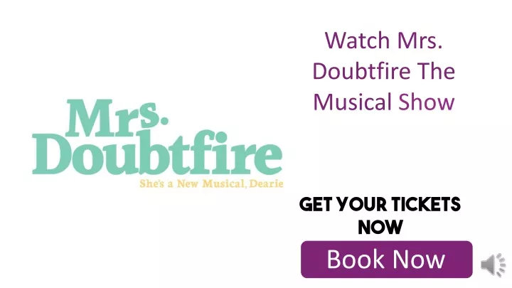 watch mrs doubtfire the musical show