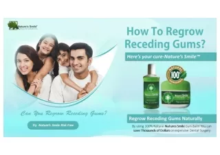 Regrow Receding Gums Naturally