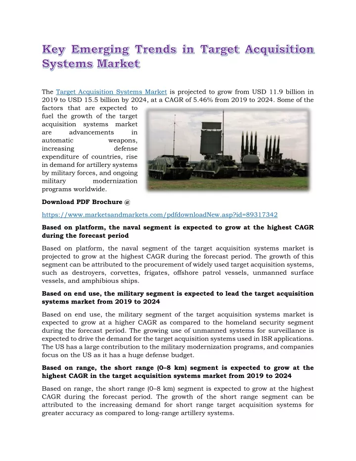 the target acquisition systems market