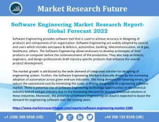 Software Engineering Market Growth Rate, Business Strategy, Key Trends and Revenue Analysis 2022