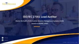 ISO 27001 Lead Auditor Training in Muscat Oman