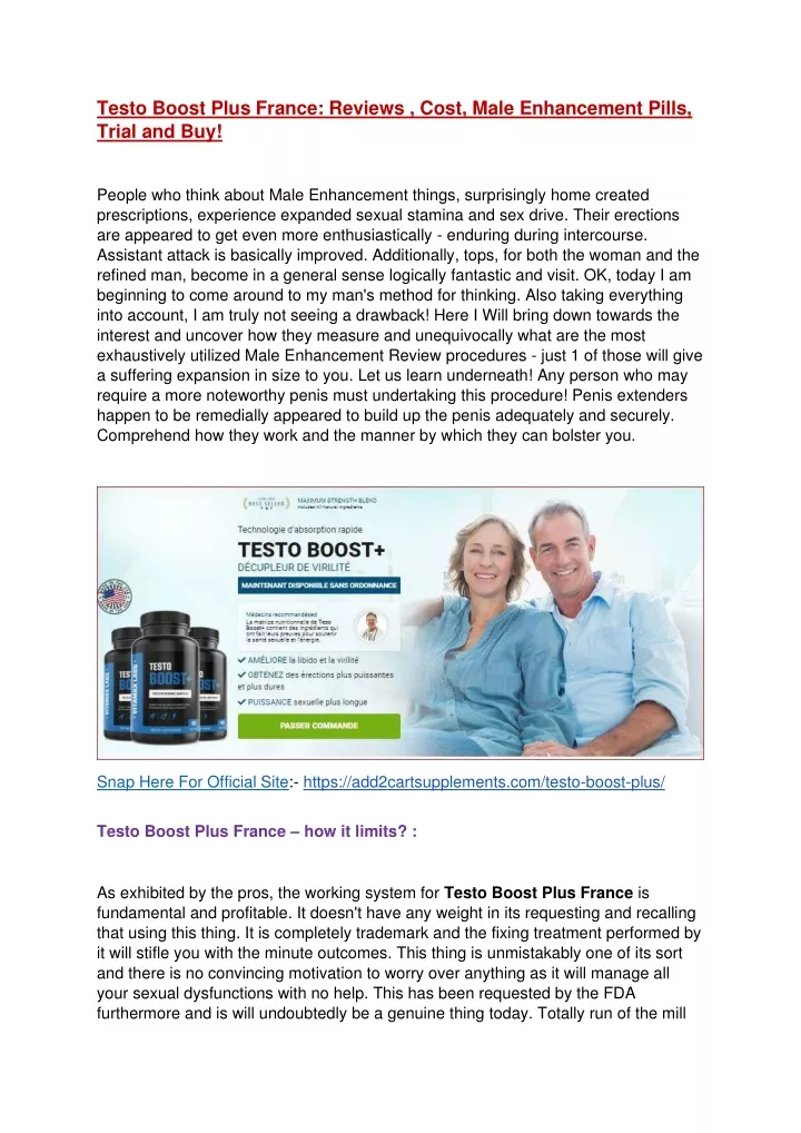 testo boost plus france reviews cost male