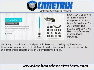 portable hardness tester