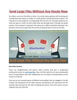 send large files without any hassle now