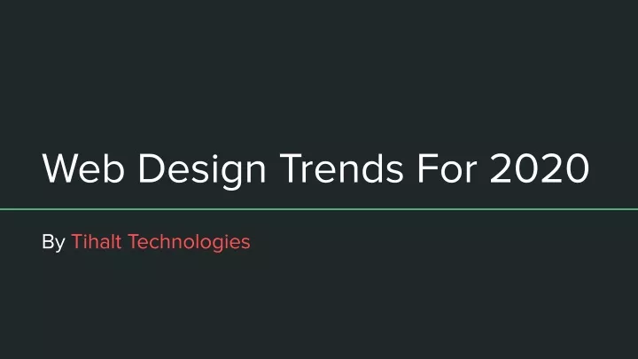 web design trends for 2020