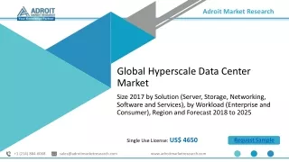 Hyperscale Data Center Market Size by Product, Application & Forecast to 2025