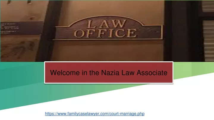 welcome in the nazia law associate