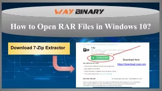 How Can I Open a RAR File on Windows 10?